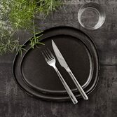 AIDA Raw Titanium Black Organic Dinerbord 29x25 cm (online) kopen? | OnlineServies.nl