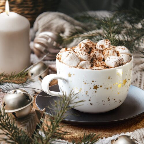 seltmann liberty golden stars koffie kerst sfeer 