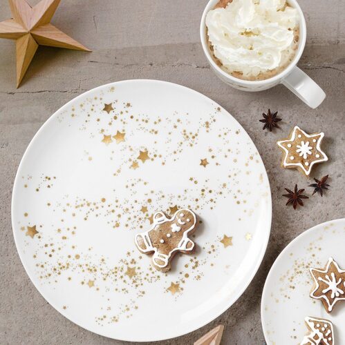 Seltmann Liberty Golden Stars schaal met deksel 21 cm (online) kopen? | OnlineServies.nl