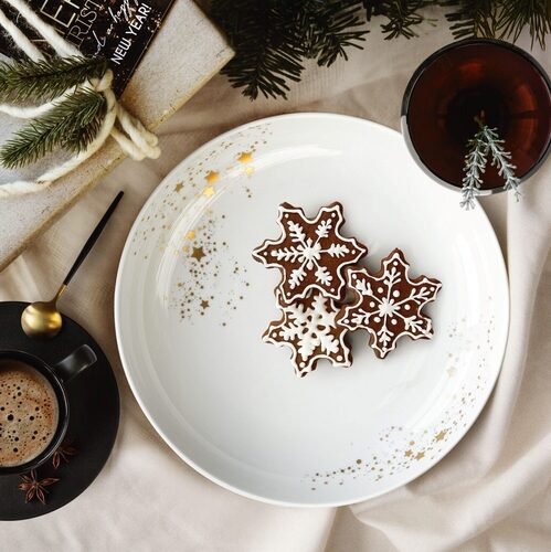 Seltmann Liberty Golden Stars schaal met deksel 21 cm (online) kopen? | OnlineServies.nl