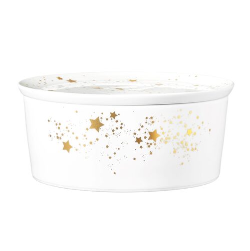 Seltmann Liberty Golden Stars schaal met deksel 21 cm (online) kopen? | OnlineServies.nl