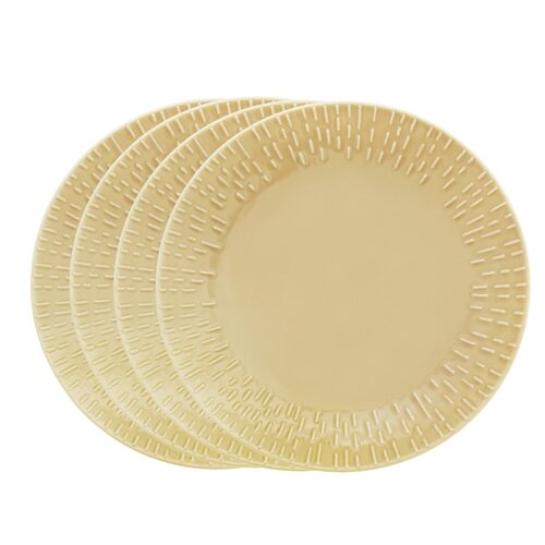 aida confetti mustard gebaksbord 4 stuks