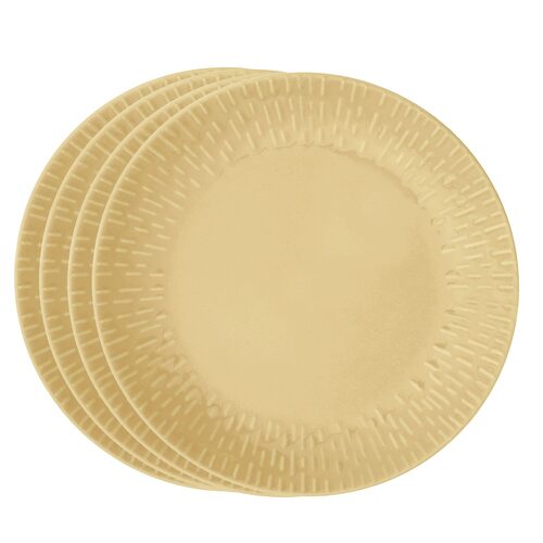 Aida confetti mustard dinerborden 4 stuks