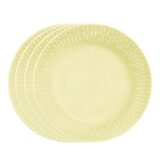 Aida Confetti lemon ontbijtbord 24 cm 4 stuks