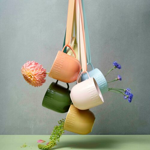 AIDA Confetti Aqua Gebaksbord 21 cm (online) kopen? | OnlineServies.nl