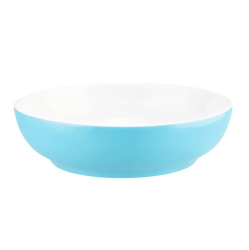 Seltmann Liberty Pure colors Flamingo Lagoon Blue slaschaal 25 cm