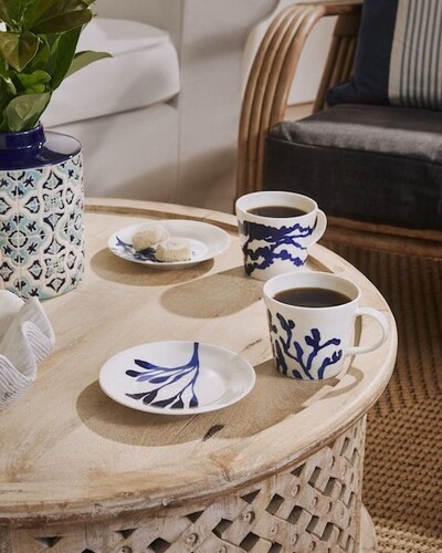 Royal Doulton Pacific Ontbijtbord 24 cm  – Assorti 4 stuks | Onlineservies.nl