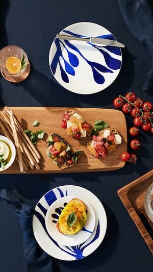 Royal Doulton Pacific Ontbijtbord 24 cm – Assorti 4 stuks | Onlineservies.nl