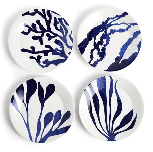 Royal Doulton Pacific Ontbijtbord 24 cm  – Assorti 4 stuks | Onlineservies.nl