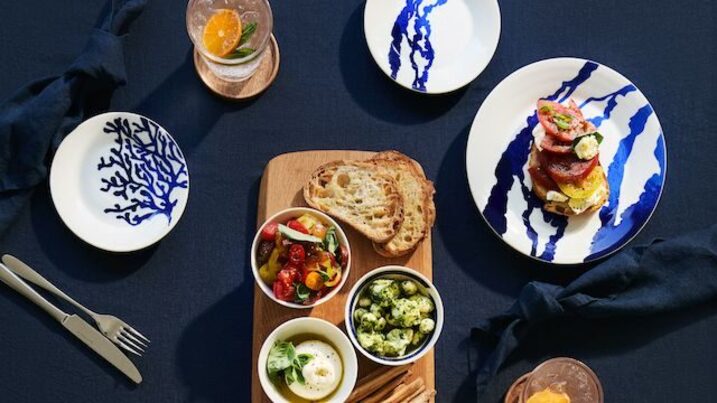 Royal Doulton Pacific Ontbijtbord 24 cm  – Assorti 4 stuks | Onlineservies.nl