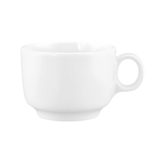Seltmann Sento wit uni koffiekop met oor 0,21 liter zij
