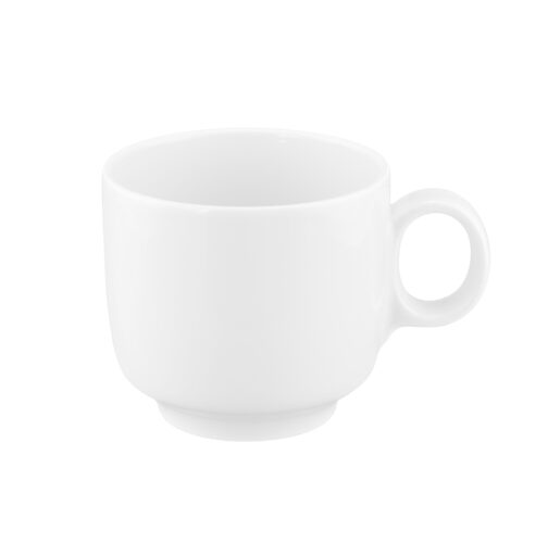 Seltmann Sento wit uni koffiekop met oor 0,30 liter