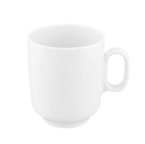 Seltmann Sento wit uni beker met oor 0,4 liter 