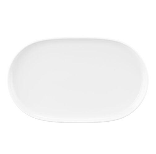 Seltmann Sento wit uni vleesschotel 38x24 cm boven