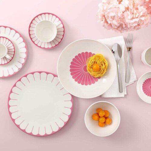 villeroy en boch fleur cassis servies sfeer