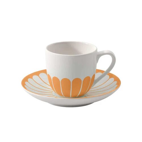 Villeroy & Boch Fleur Soleil Espressokop en schotel