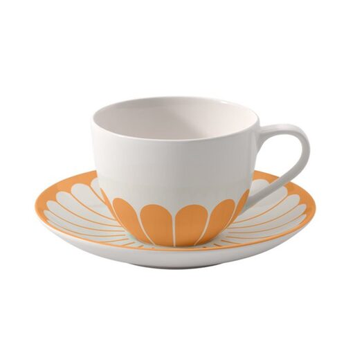 Villeroy & Boch Fleur Soleil Koffiekop en schotel