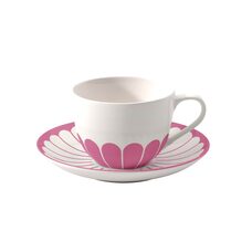 Villeroy & Boch Fleur Cassis Espressokop en schotel