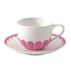 Villeroy & Boch Fleur Cassis koffiekop en schotel