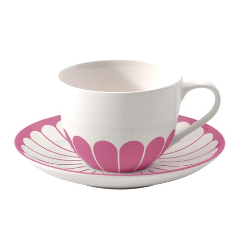 Villeroy & Boch Fleur Cassis koffiekop en schotel