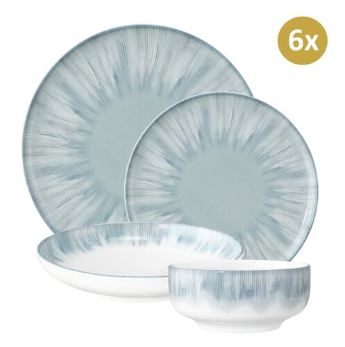 seltmann sento radiate blue 24 delig 6 persoons nieuw