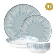 seltmann sento radiate blue 16 delig 4 persoons nieuw