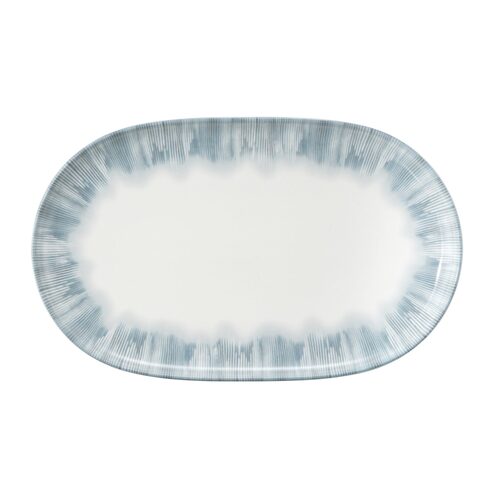 seltmann Sento radiate blue ovale schotel 33x20 cm