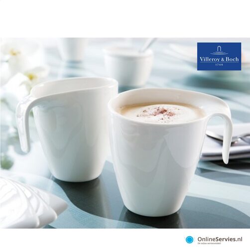 villeroy en boch flow beker met oor 0,34 liter 1034209651