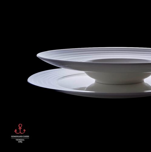 Geminiano Cozzi Torino Cappuccinokop en schotel 200 cc | OnlineServies.nl