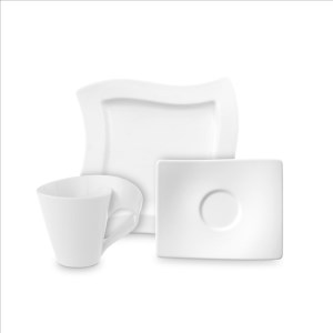 villeroy en boch new wave koffiekop en schotel sfeer