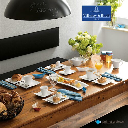 Villeroy en boch new wave koffiekop en schotel nieuw 1025251291