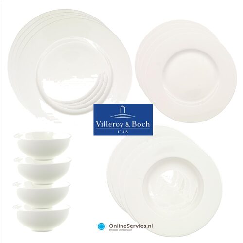 villeroy en boch anmut 16 delig servies samenstelling