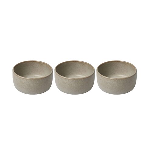 aidia raw sandy beige dipschaal set 3 delig