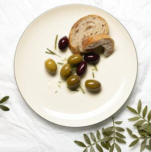 seltmann savona grey line fine diamond ontbijtbord sfeer