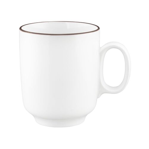 Seltmann Sento Home Pure Lines Chocolate Brown Grote mok 0,40 liter