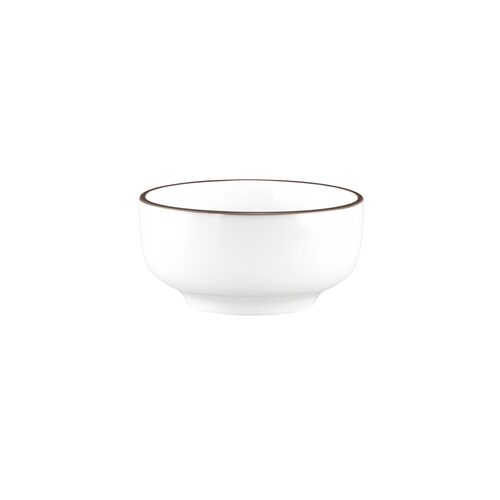 Seltmann Sento Home Pure Lines Chocolate Brown Dipschaaltje 8,5 cm