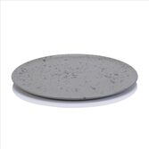 Aida raw dinerbord 28 cm grey spotted 15112 staand