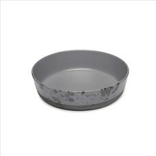 Aida raw diep bord 19,5 cm grey spotted art. nr. 15117