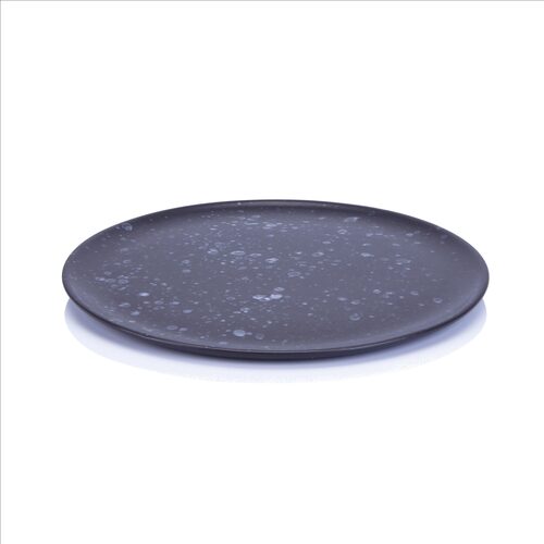 Aida raw black spotted ontbijtbord 23 cm art. nr. 15211