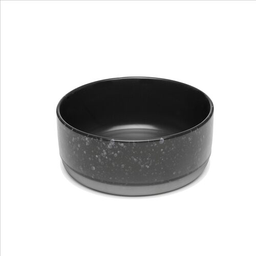 Adia raw black spotted slaschaal 19,5 cm art. nr. 15216