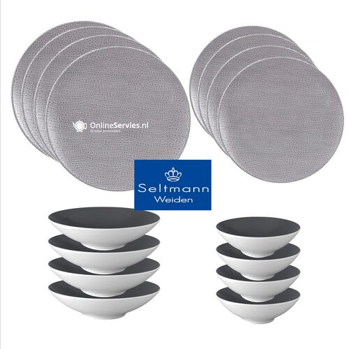 seltmann life fashion 2567 elegant grey startset 16 delig